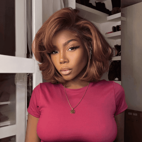 Bob Perruque Sans Colle Cheveux Humains Couche Parting Free C Partie