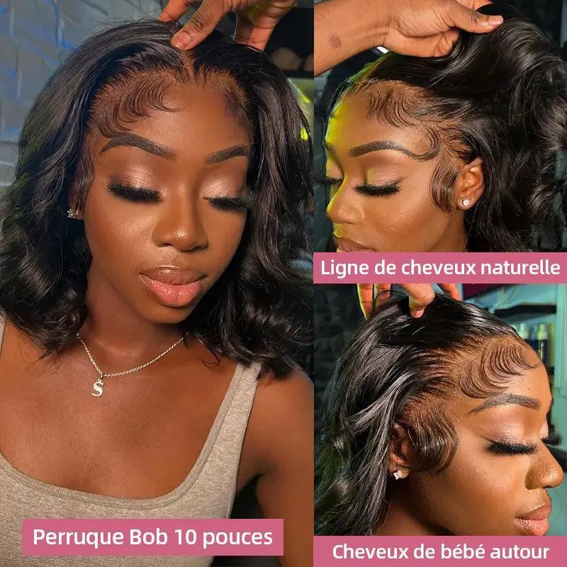 Perruque Bob 13x4 Sans Colle Body Wave