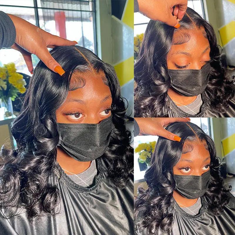 Perruque Bob 13x4 Sans Colle Body Wave