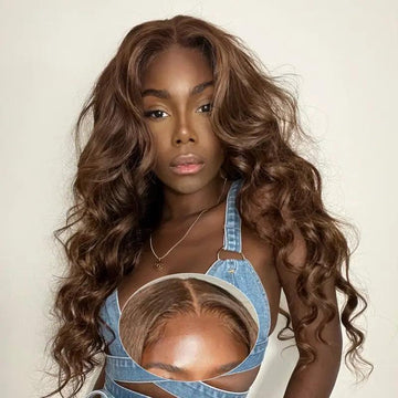 Perruque Chocolat 13x4 Sans Colle Body Wave