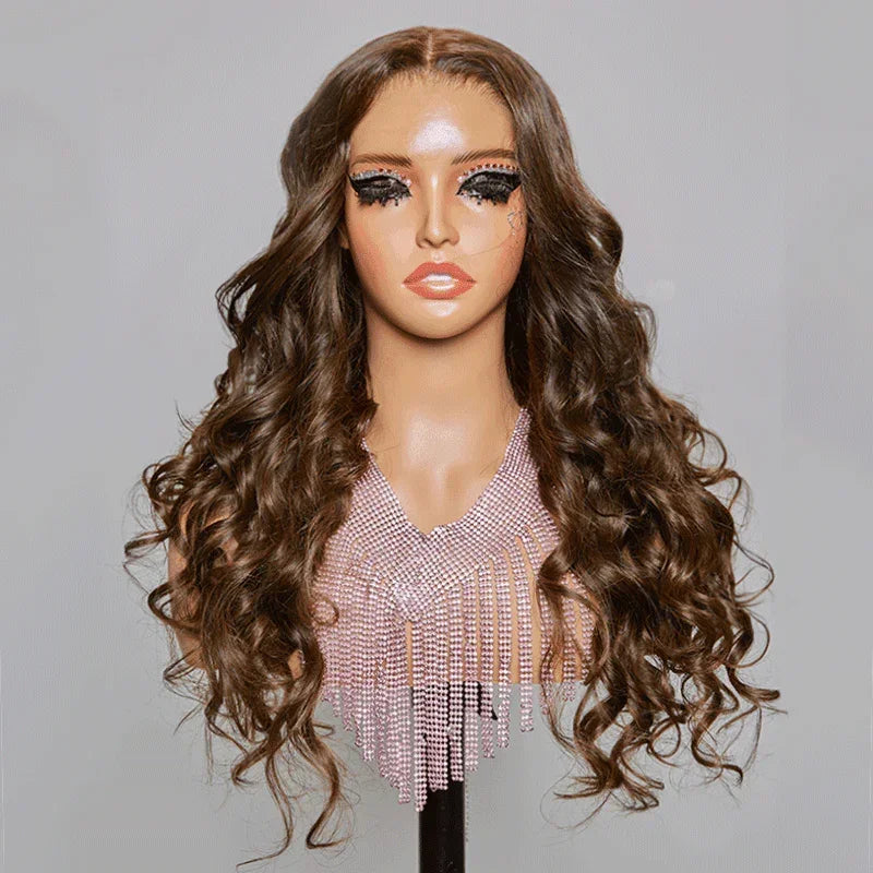 Perruque Chocolat 13x4 Sans Colle Body Wave
