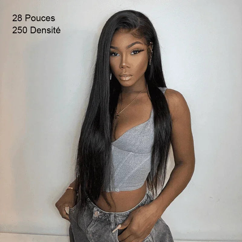 Perruque 13x4 Sans Colle Lisse