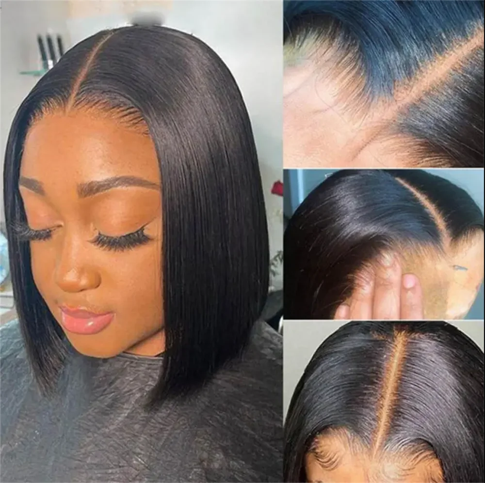 Perruque Bob HD 13x4 Lisse