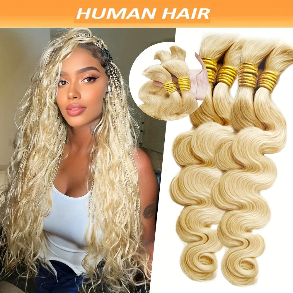 Extension Cheveux Humains Blonde 613 2