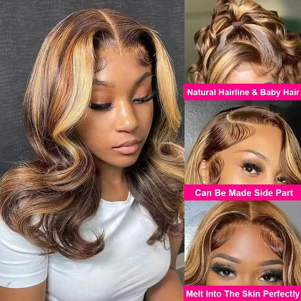 Perruque Blonde 13x4 Body Wave