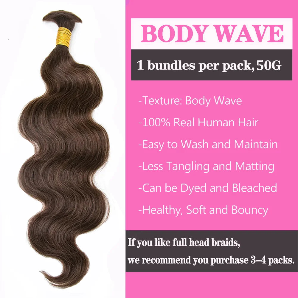 Extension Cheveux Humains Brun Chocolat