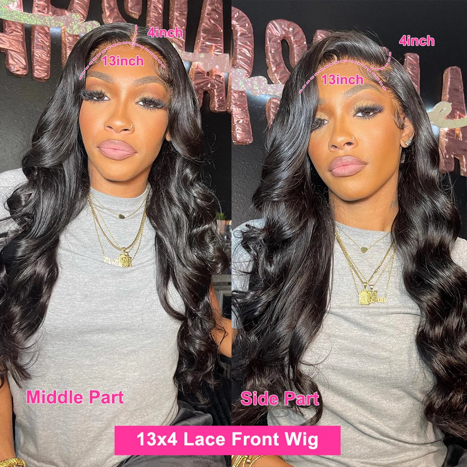 Perruque HD 13x6 Body Wave 40"