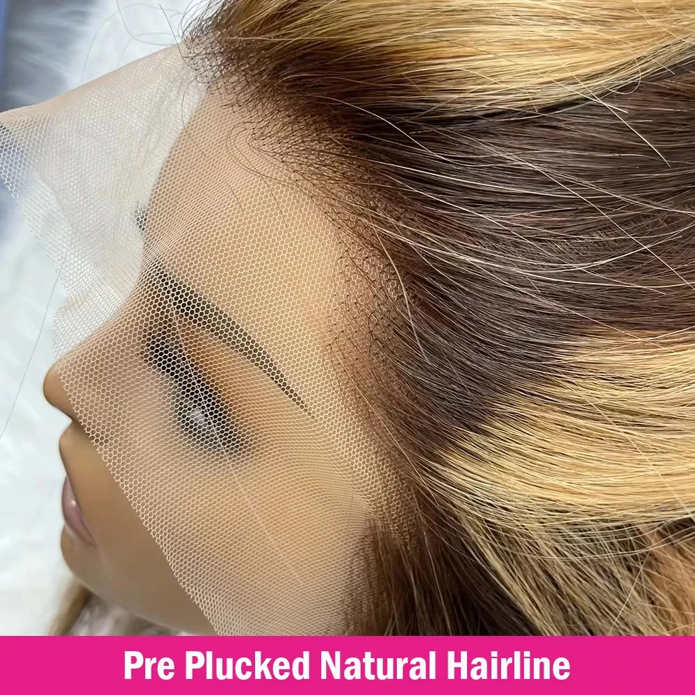 Perruque Bob Blonde 13x4 Body Wave