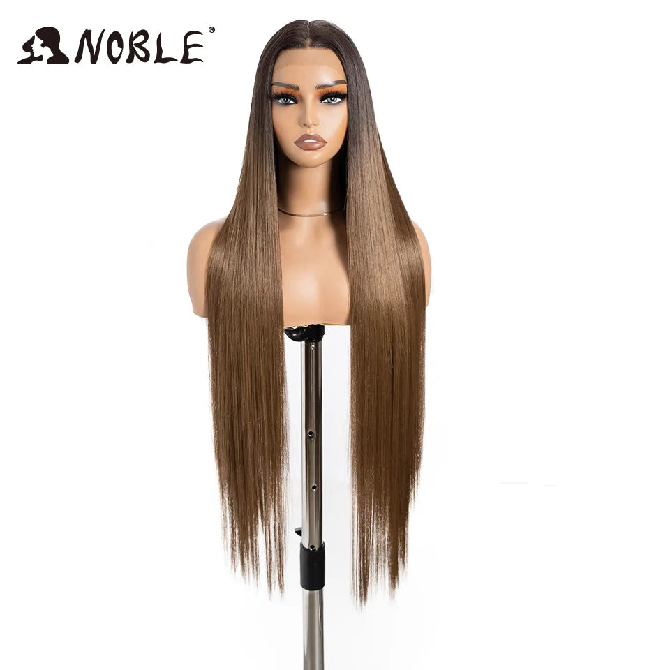 Perruque Synthétique Ombré Ondulée 38"