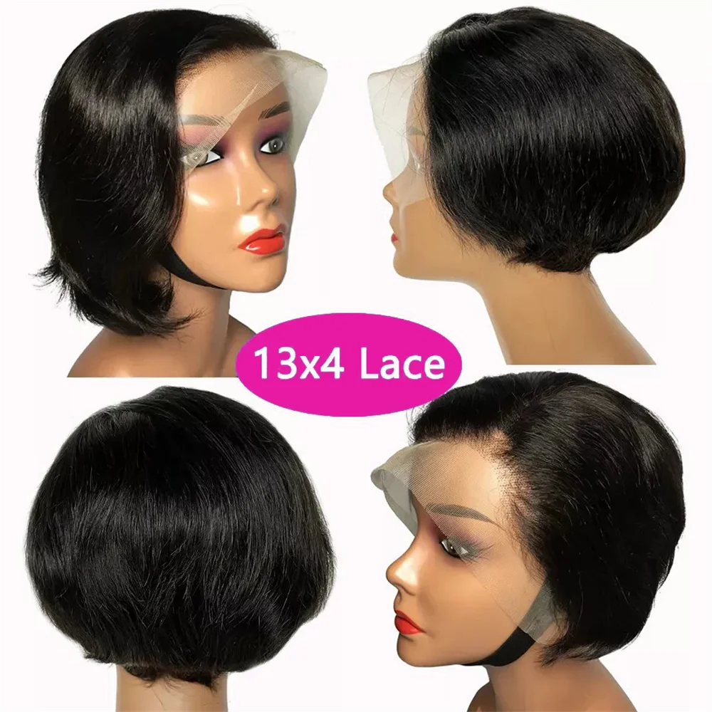 Perruque Bob Noire Lisse 2