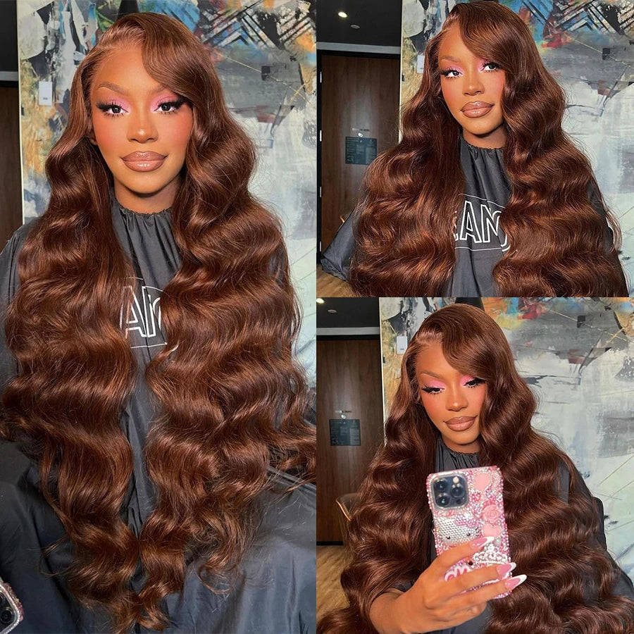 Perruque Chocolat HD 13x6 Body Wave