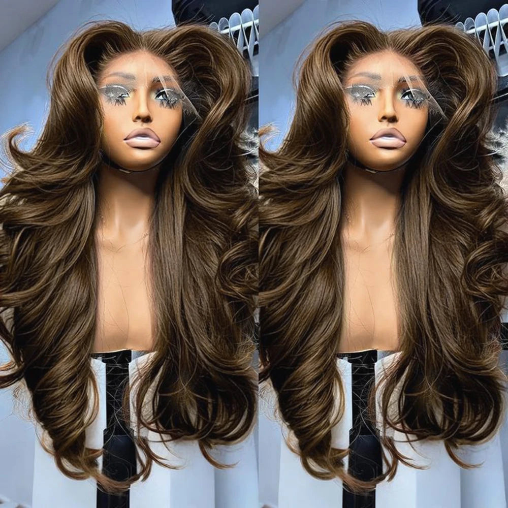 Perruque Synthétique Chocolat 13x6 Sans Colle