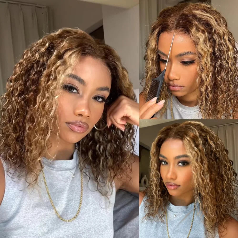 Perruque Bob 13x4 Deep Wave 1