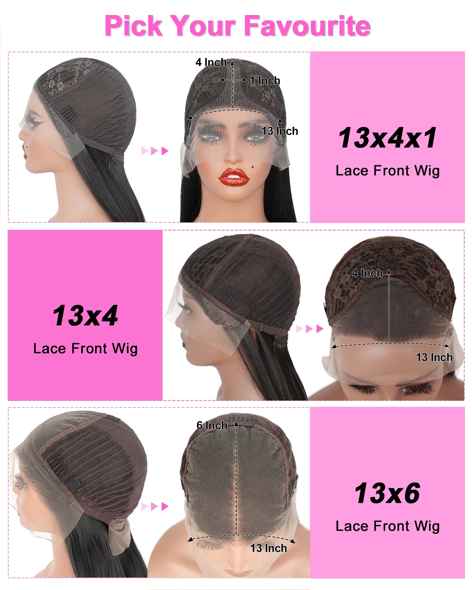 Perruque Synthétique Chocolat 13x6 Sans Colle