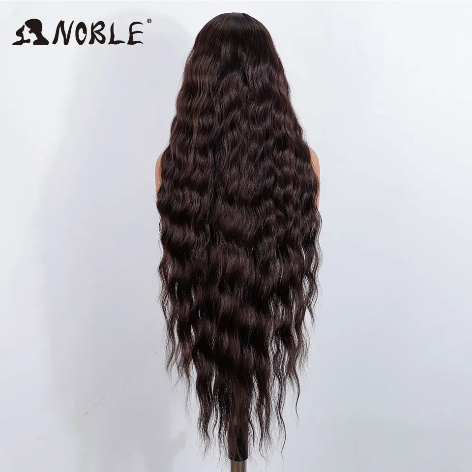 Perruque Synthétique Ombré Ondulée 36"