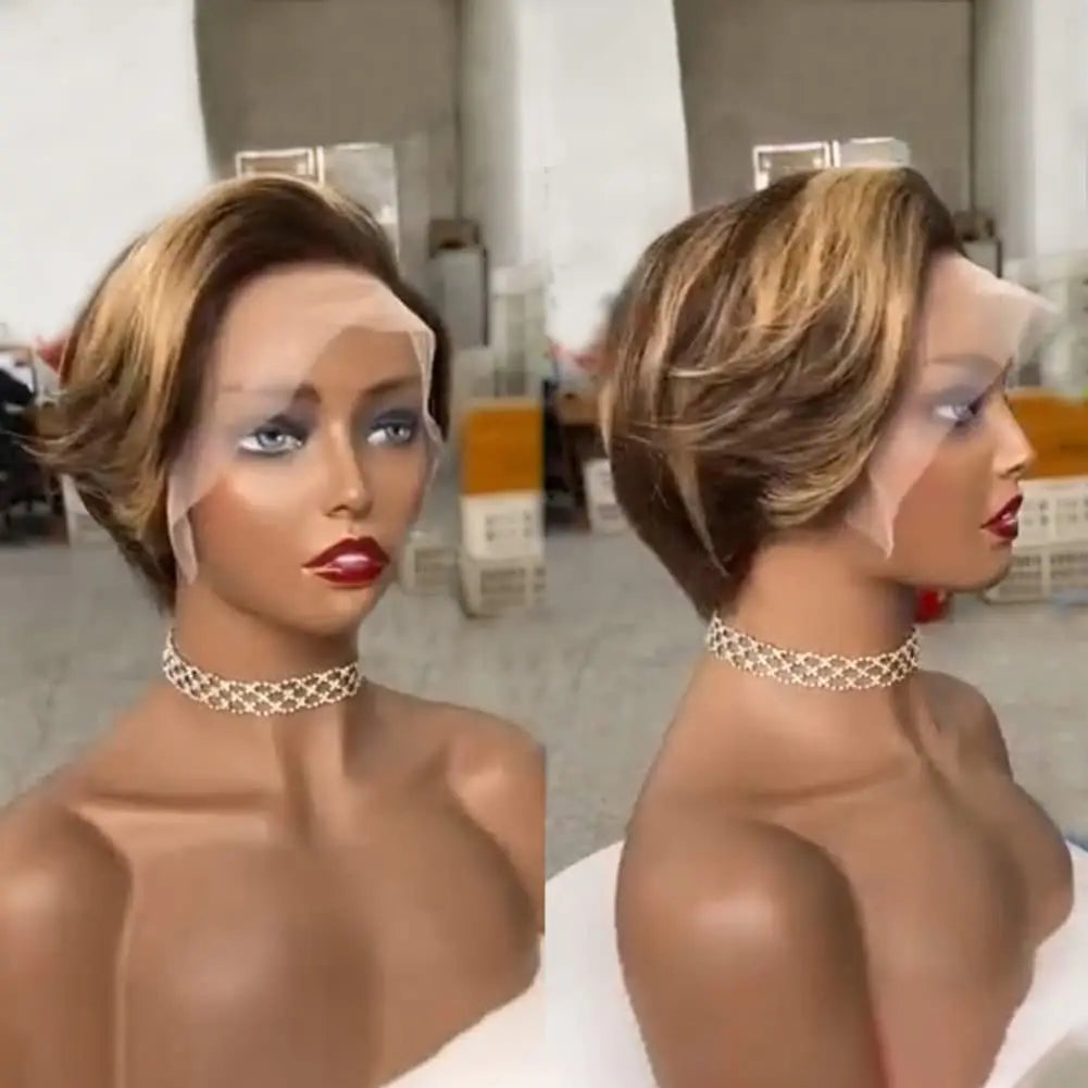 Perruque Bob Highlights Lisse