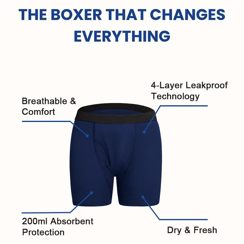 Boxers Anti-Fuite Confort Nuit