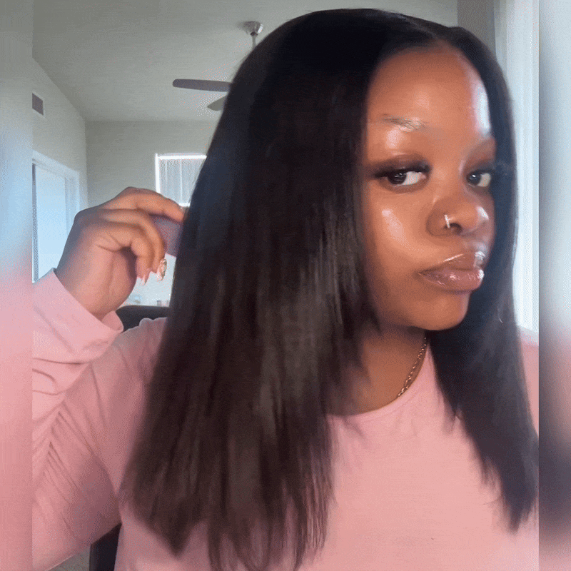 Perruque Bob 13x4 Sans Colle Lisse